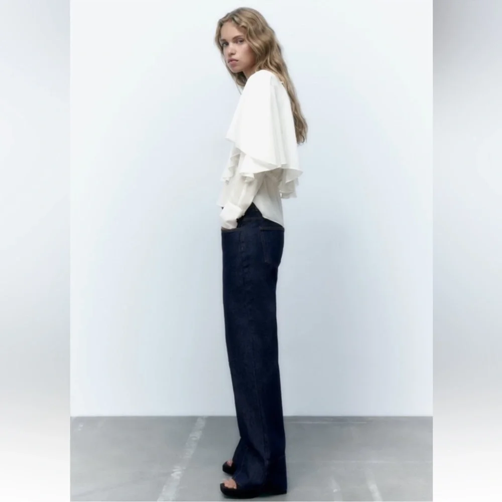 Zara Ruffled Blouse - Picture 2 of 9